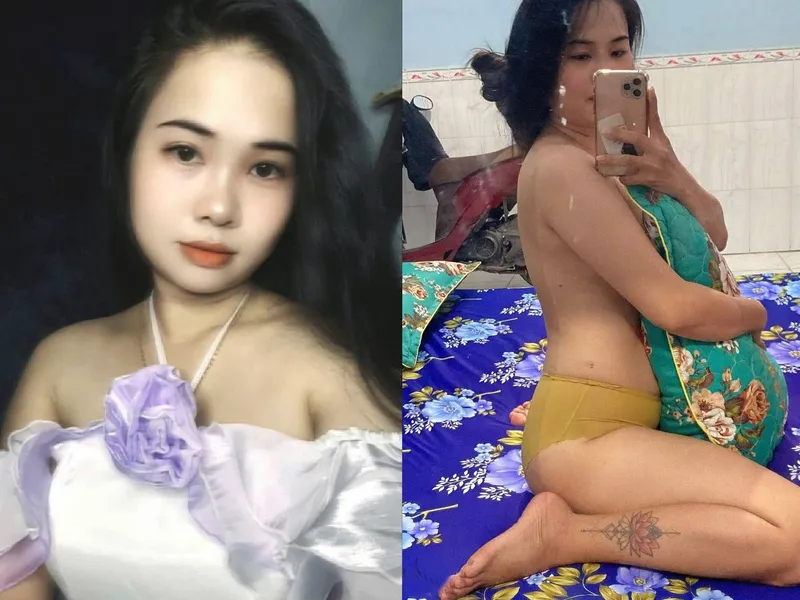 Bà xã dâm cằm điện thoại tự quay chồng yêu đụ mình